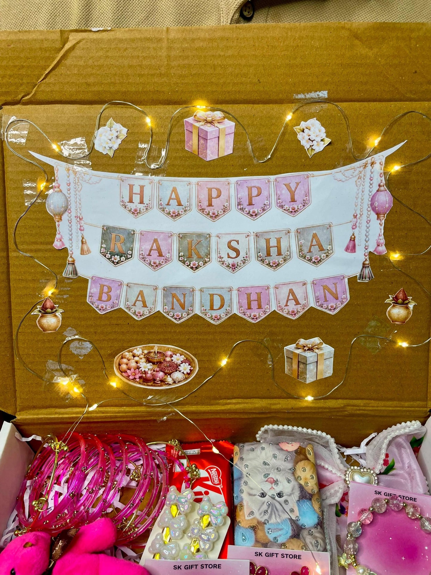 { Raksha Bandhan } Pink premium hamper ✨🪞🩷