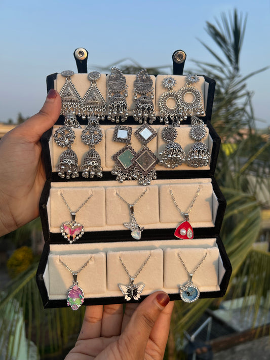Jhumka and Necklace set 🩷✨