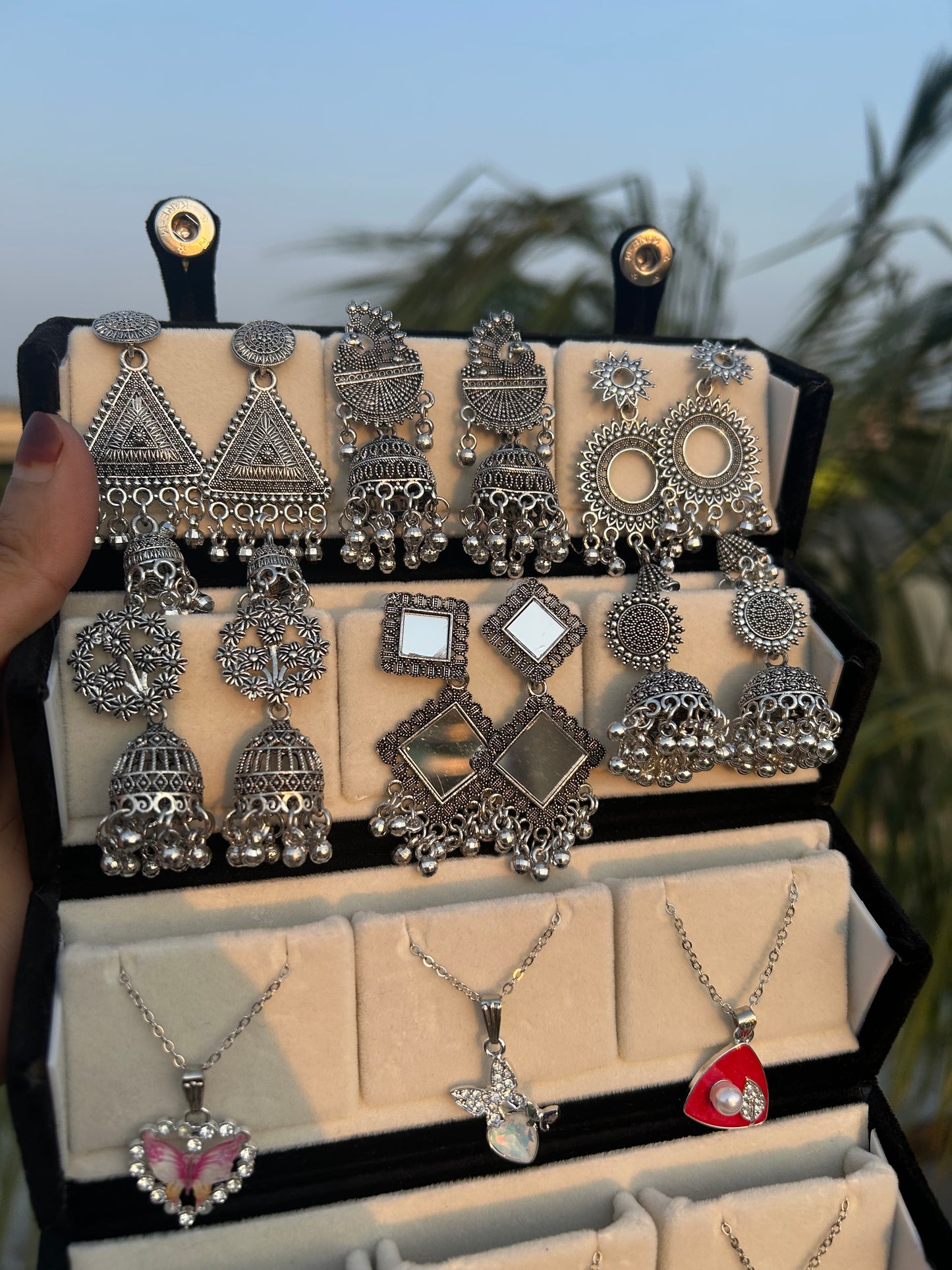 Jhumka and Necklace set 🩷✨