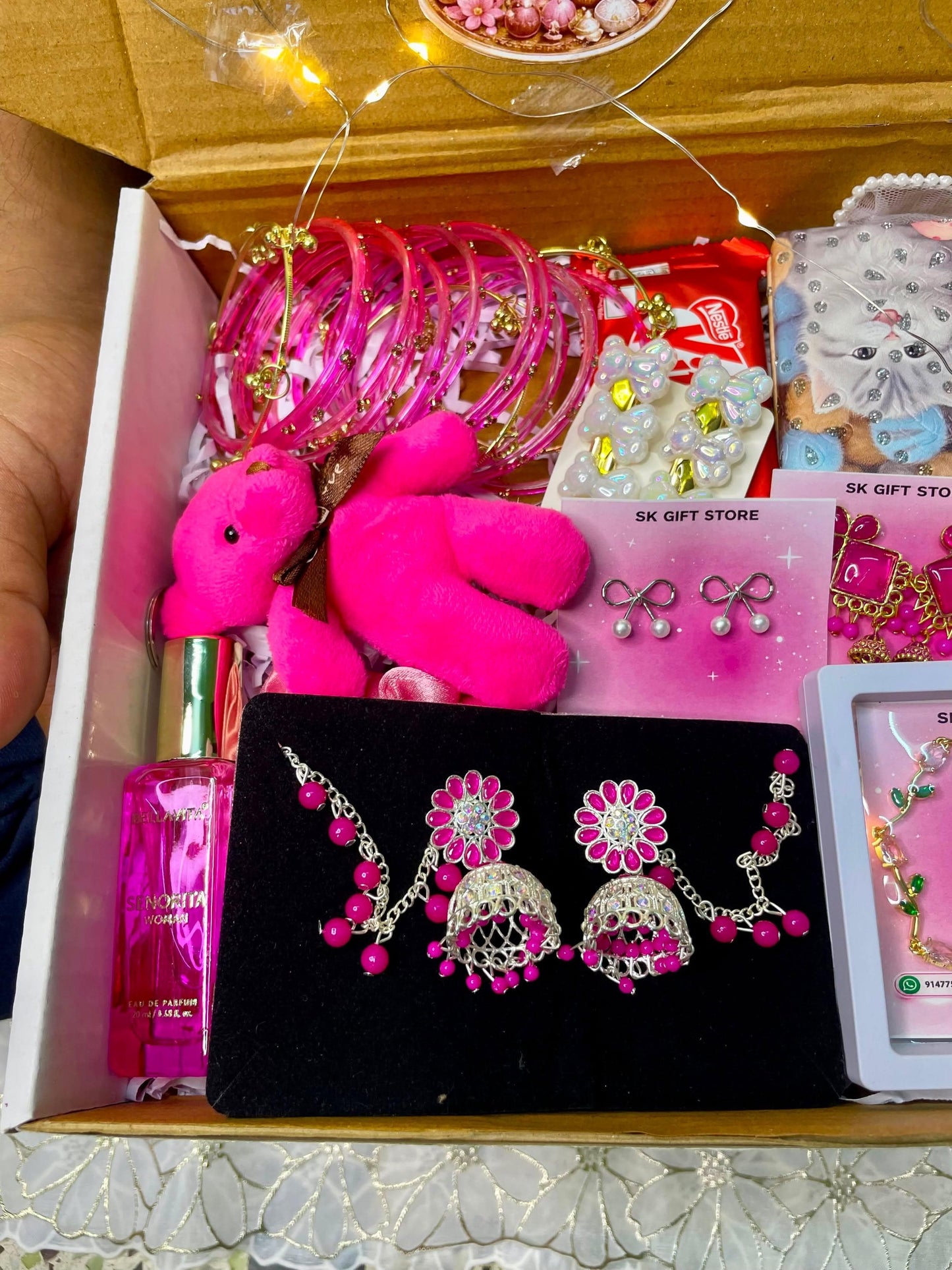 { Raksha Bandhan } Pink premium hamper ✨🪞🩷