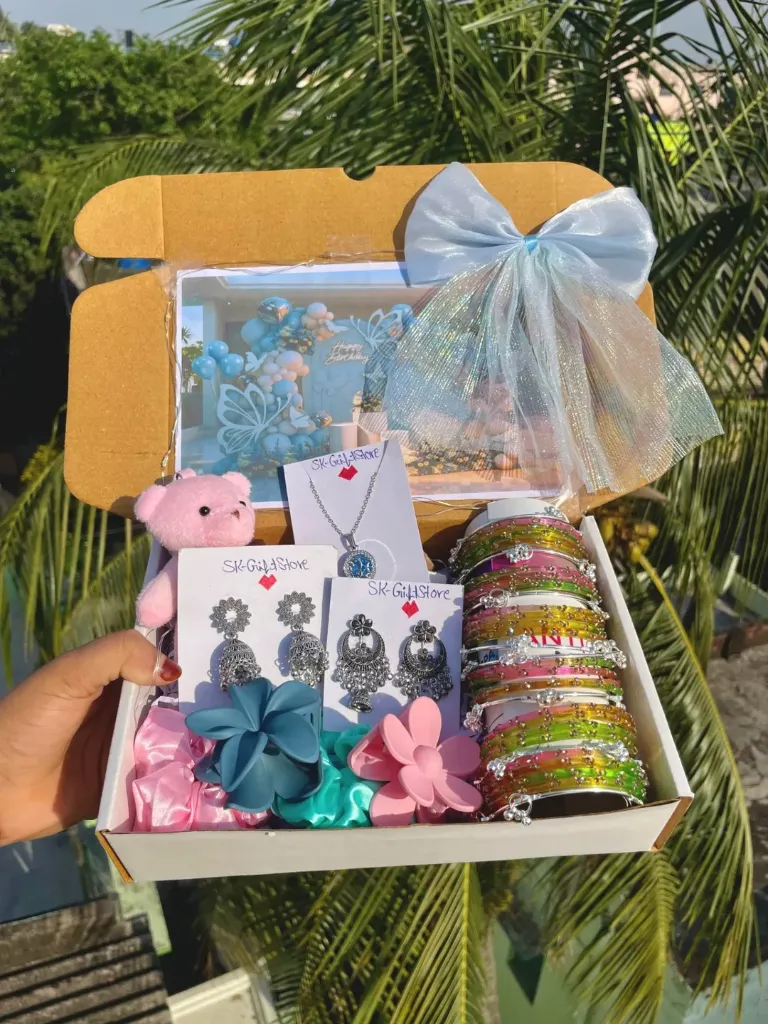 Barbie Birthday Hamper 💖🥹✨ 2 hand chudi with kashmiri bangels....✨