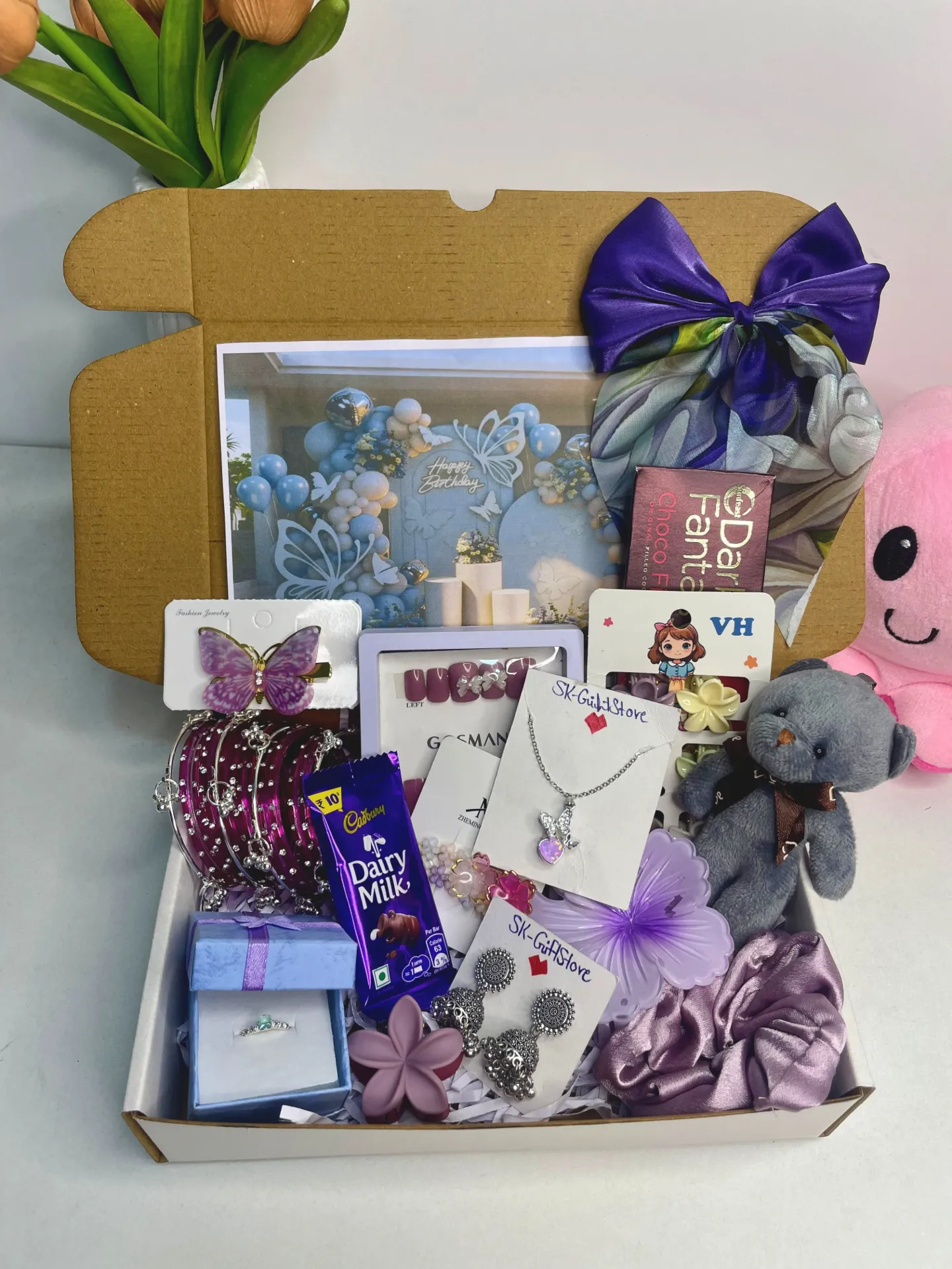 { Premium }Purple theme Hamper ✨💜🥺