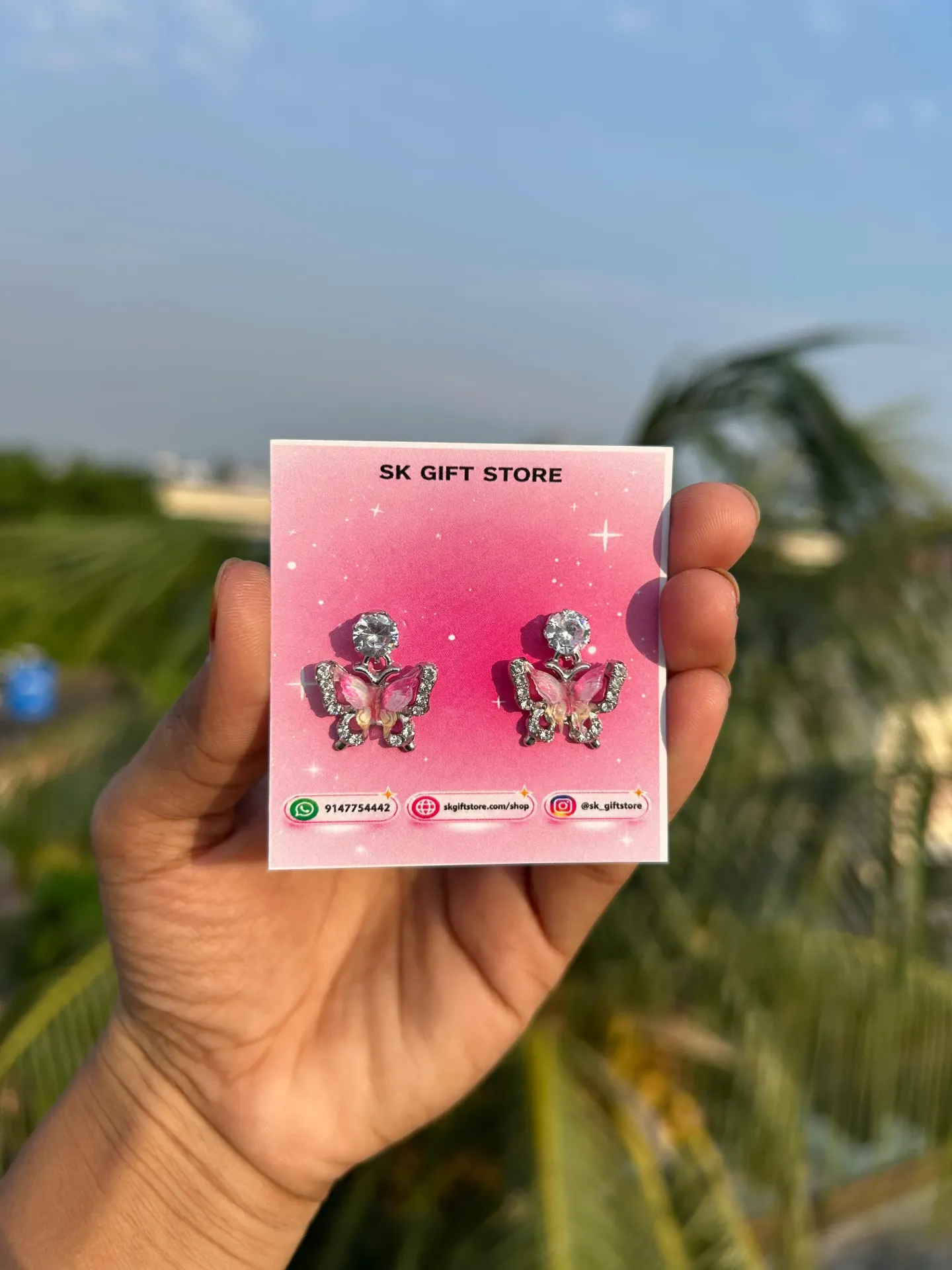 Butterfly Studs 🦋💙