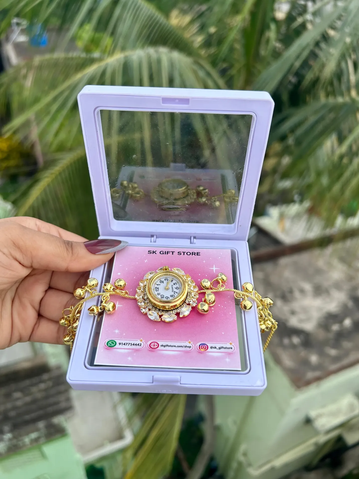 { Golden } Kashmiri Watch ⌚✨🌸